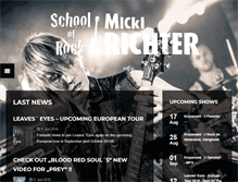 Tablet Screenshot of mickirichter.com